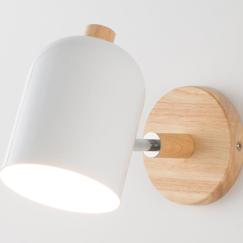 Minimalist Wooden Wall Lamp