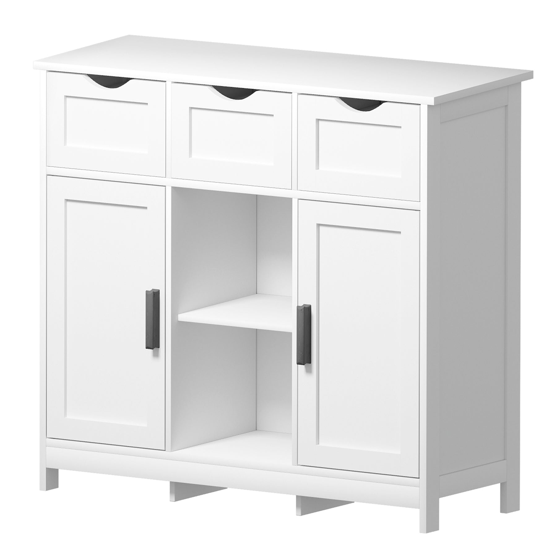 Modern Storage Cabinet with Drawers