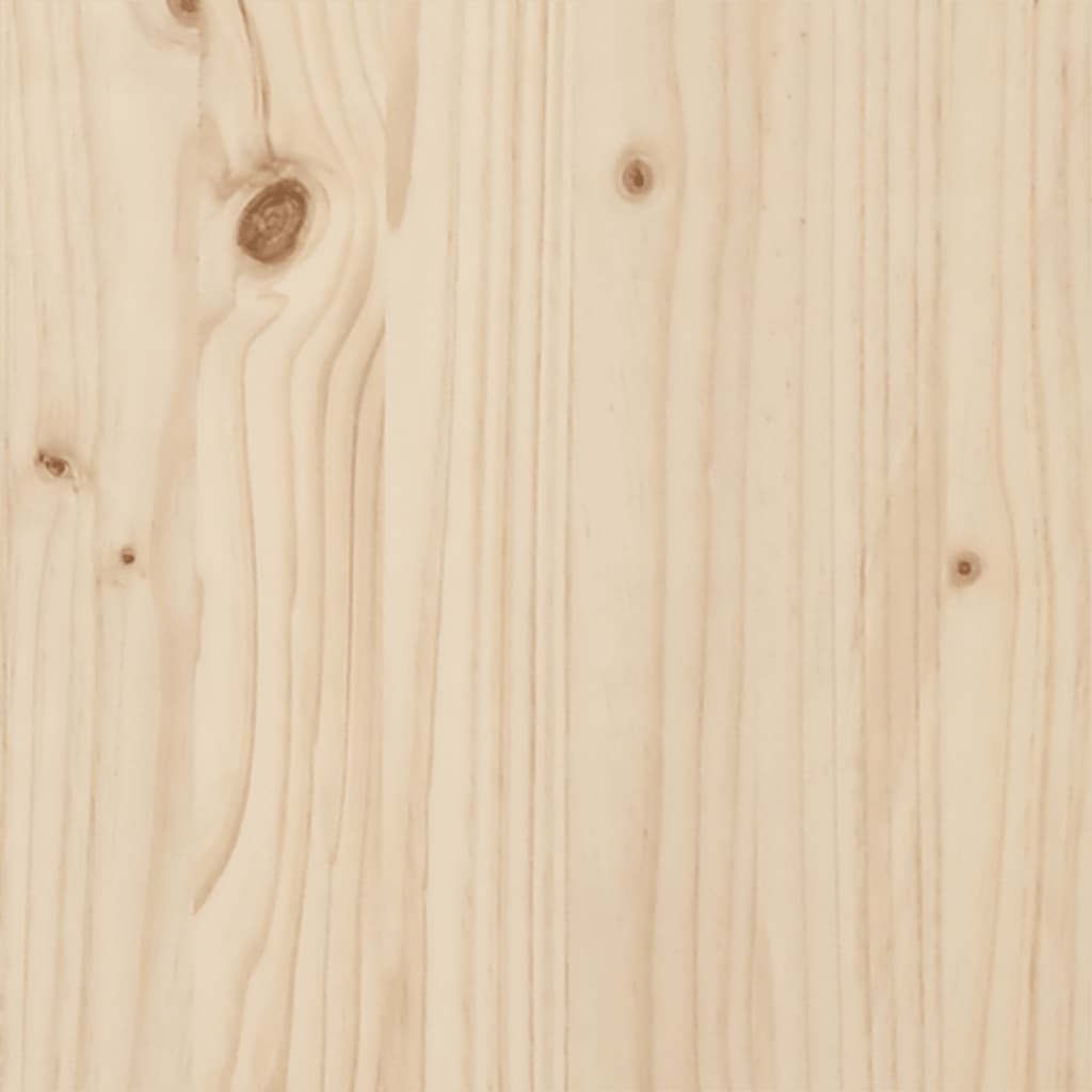 Minimal Pine Wood Bed