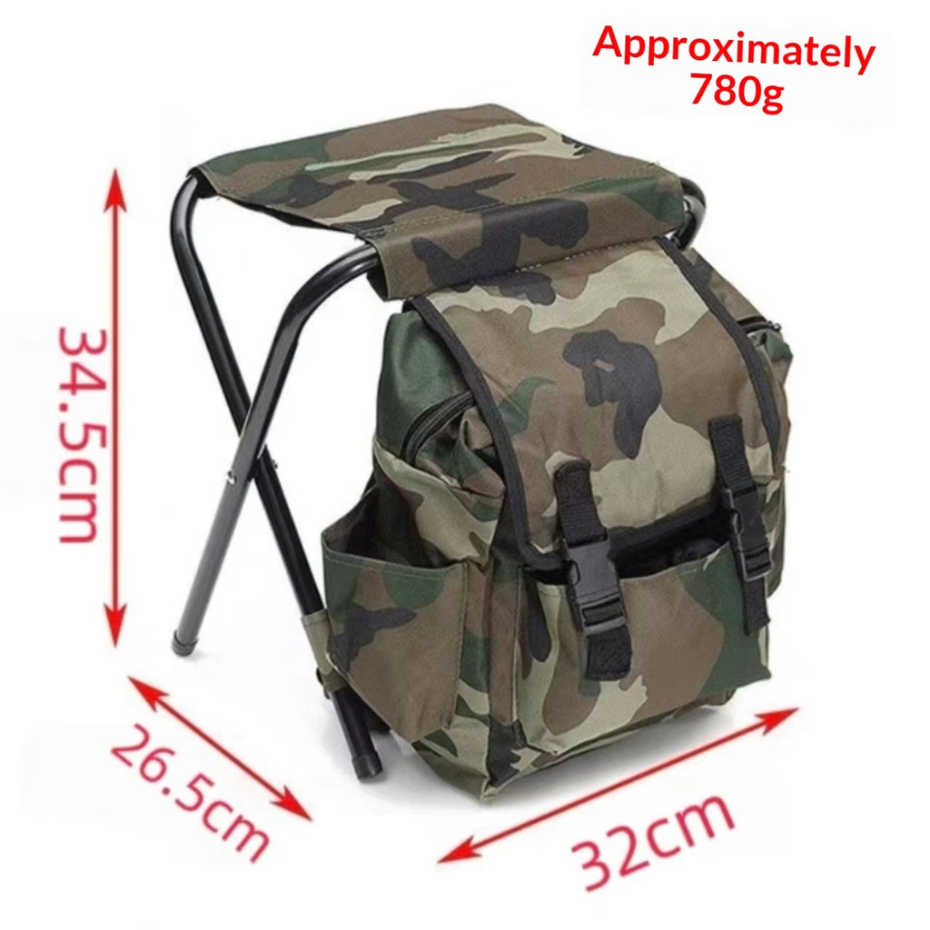 Portable Camping Stool Backpack