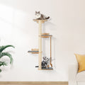 4-Tier Wall-Mounted Cat Climbing Set