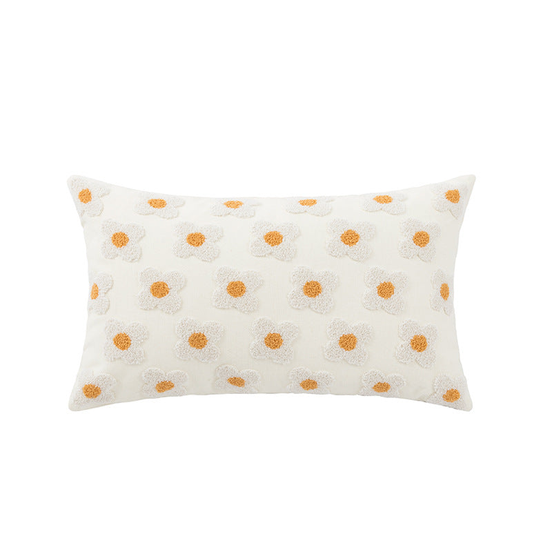 Embroidery Decorative Pillow Cover