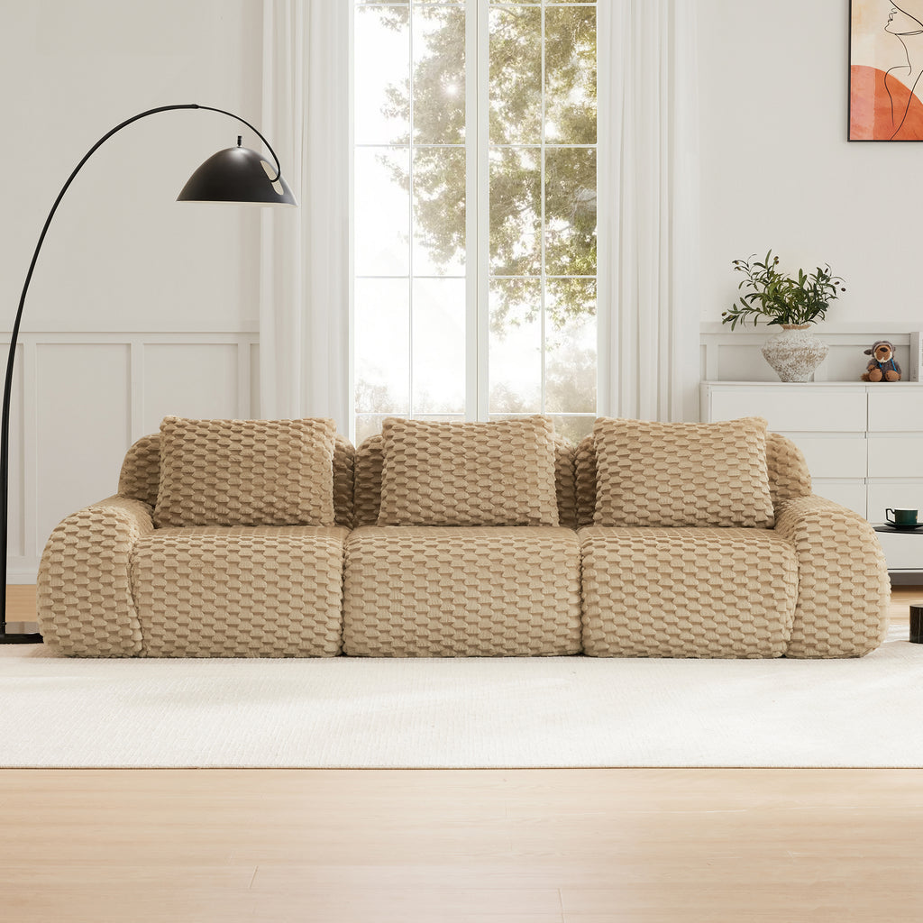 Modern Modular 3-Seater Sectional Sofa