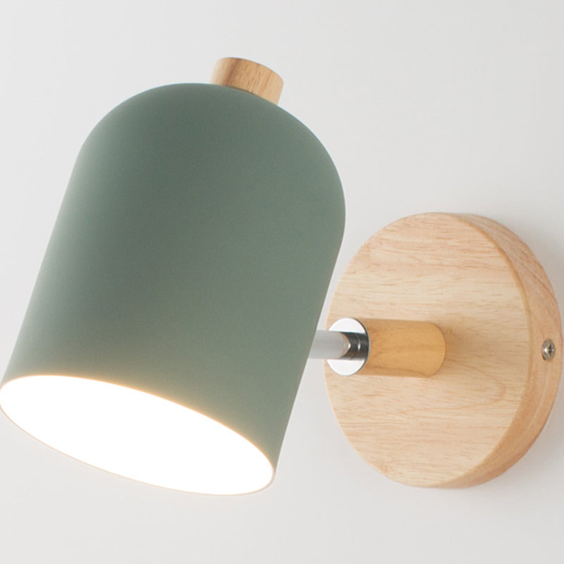 Minimalist Wooden Wall Lamp