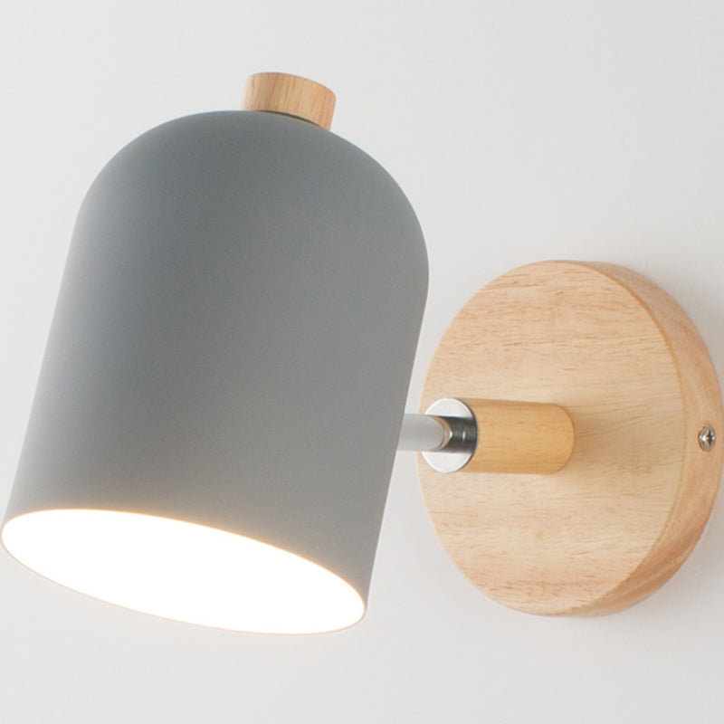Minimalist Wooden Wall Lamp