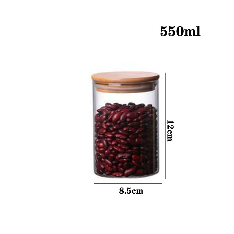 Glass Storage Jar Set