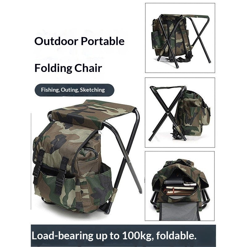 Portable Camping Stool Backpack