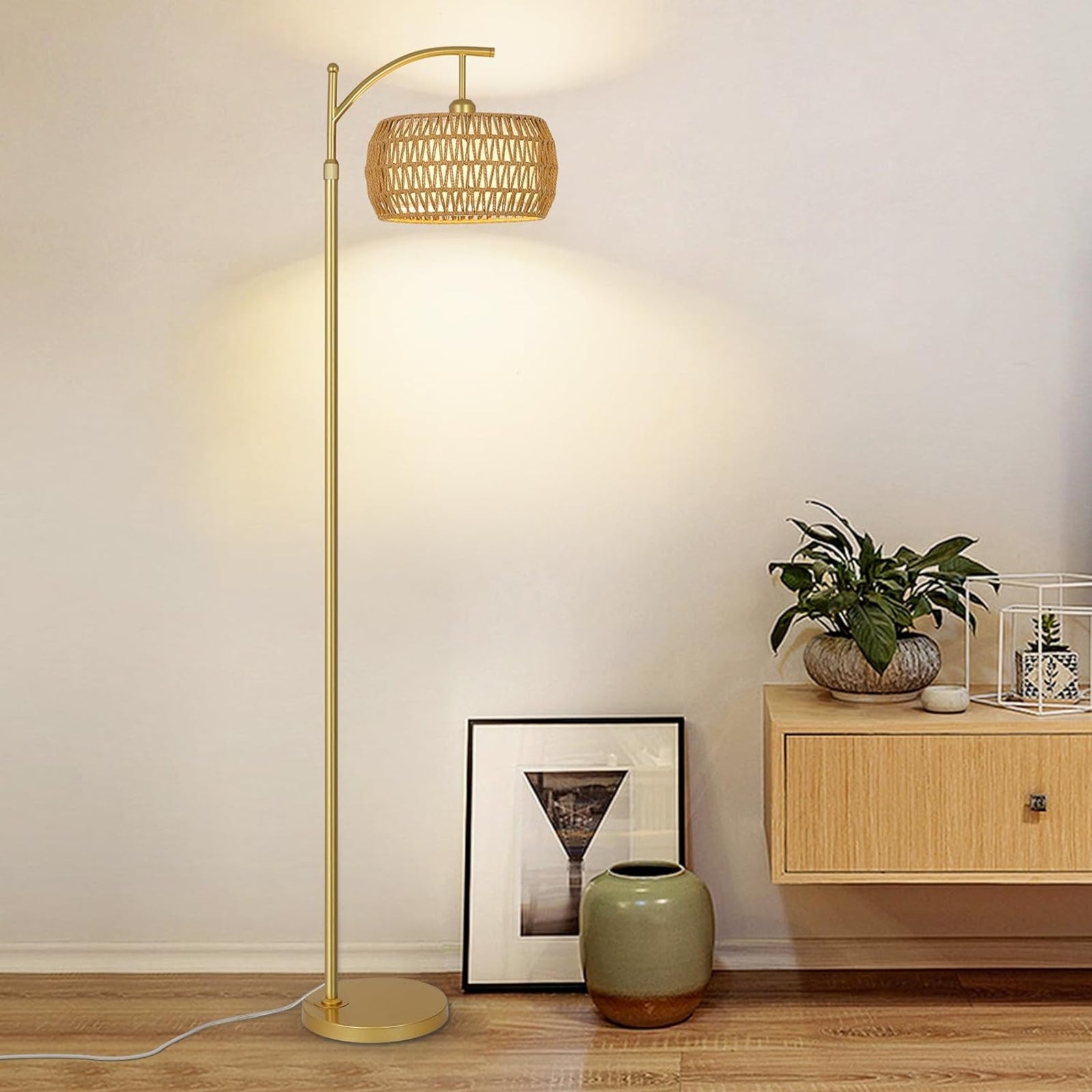 Modern LED Floor Lamp with Remote Control