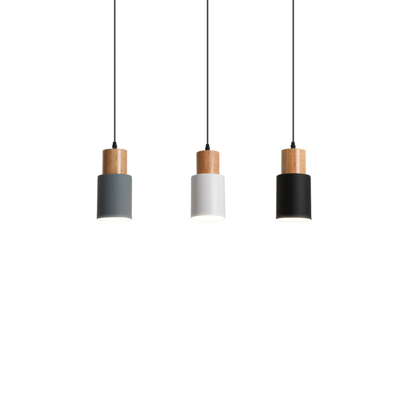 Macaron Style Wooden Chandelier