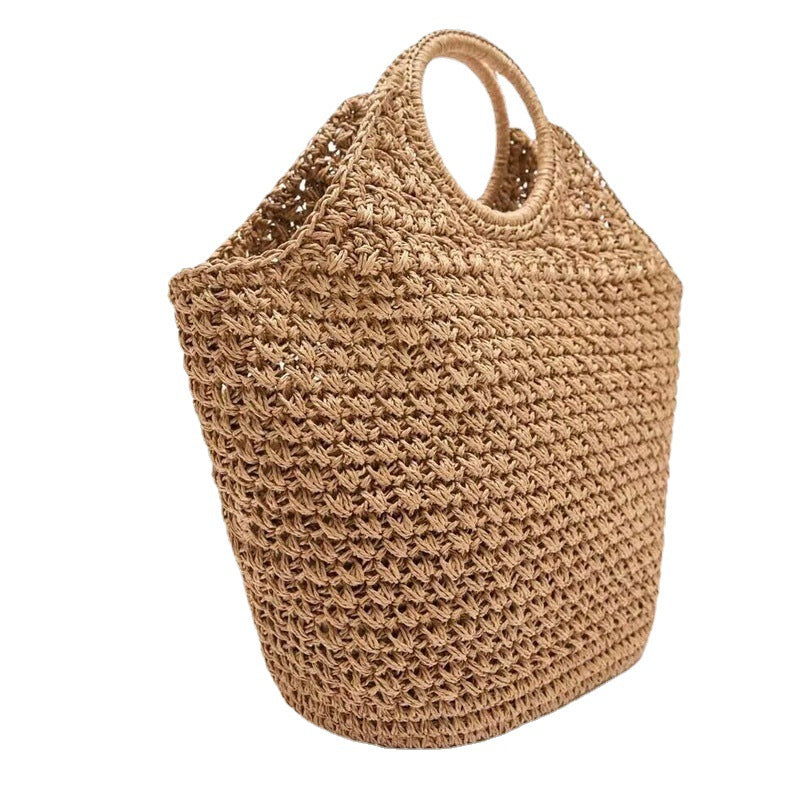 Handwoven Straw Tote Bag