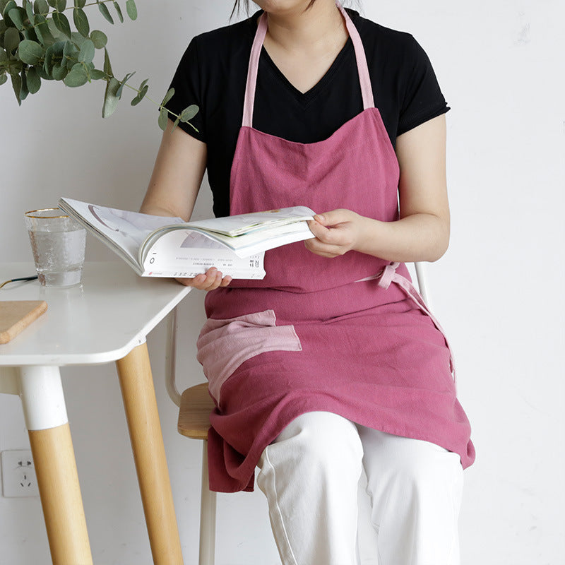 Adjustable Cotton Kitchen Apron