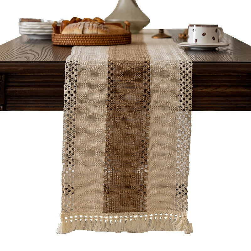 Woven Linen Table Runner