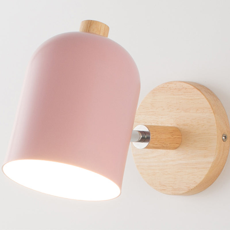 Minimalist Wooden Wall Lamp