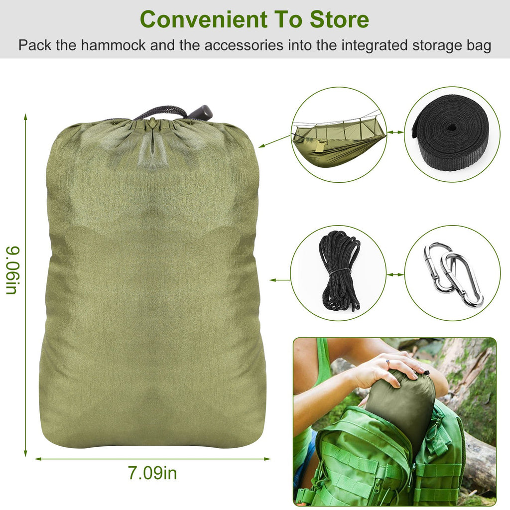 Double Hammock With Net