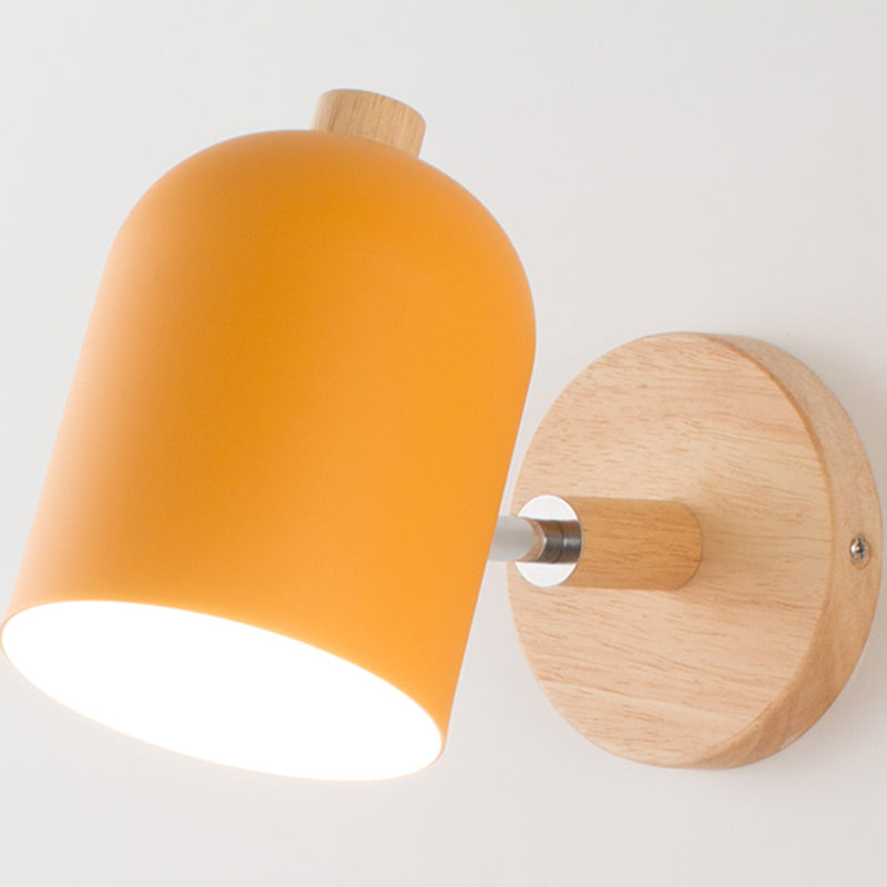 Minimalist Wooden Wall Lamp