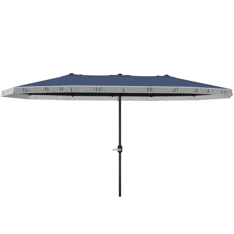 15ft Outdoor Patio Umbrella with Crank Handle