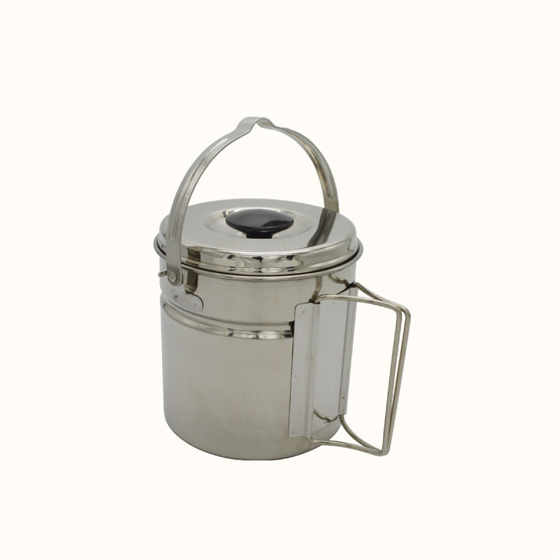 Portable Camping Cooking Pot Set