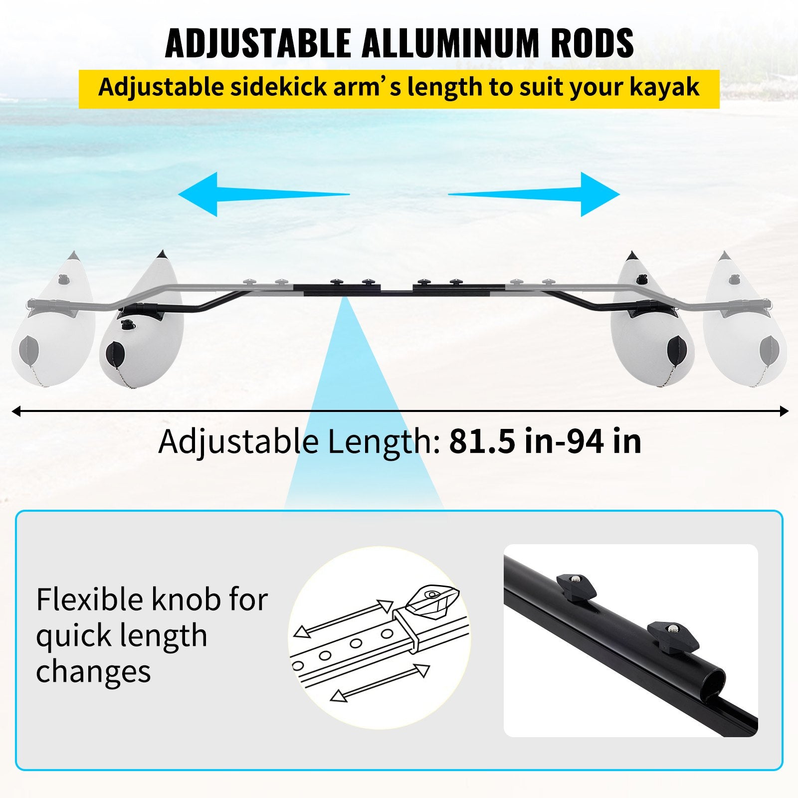 Kayak Stabilizer Float Set