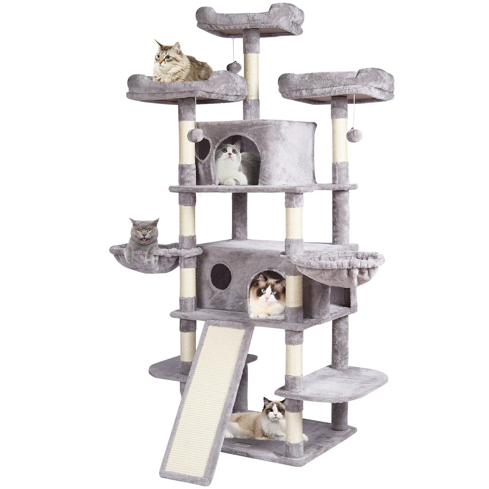68” Multi-Level Cat Tree Tower