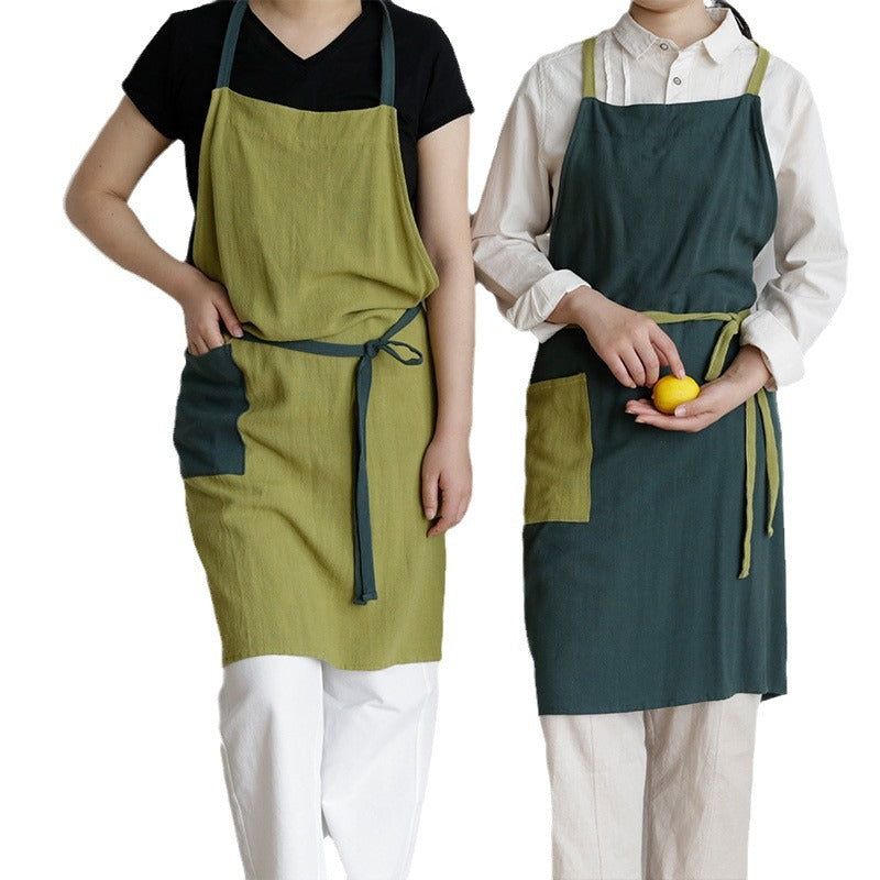 Adjustable Cotton Kitchen Apron