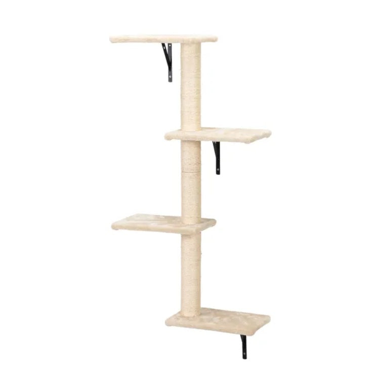 5-Piece Wall-Mounted Cat Climbing Set