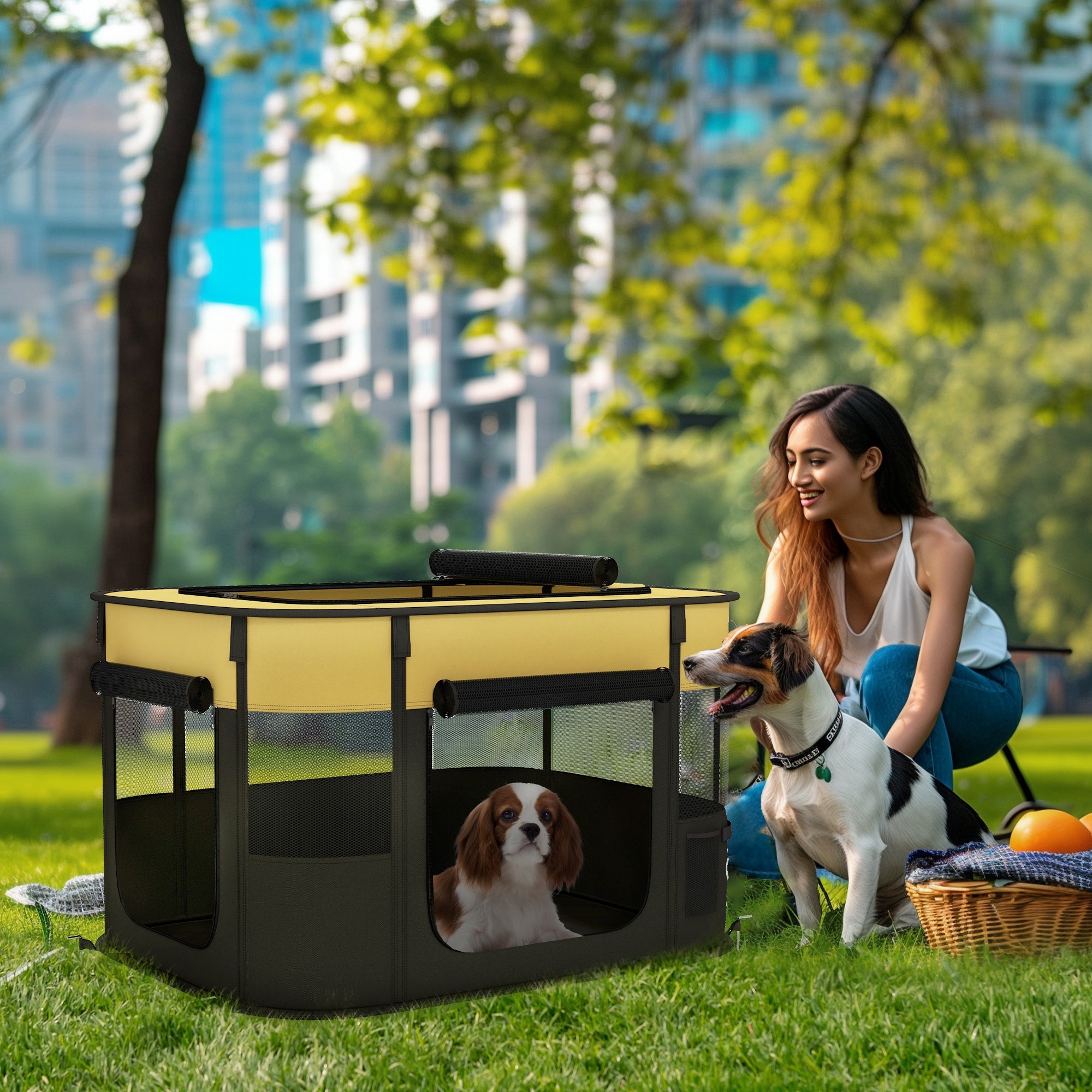 Foldable Dog Playpen