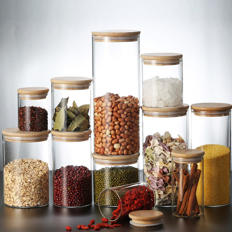 Glass Storage Jar Set
