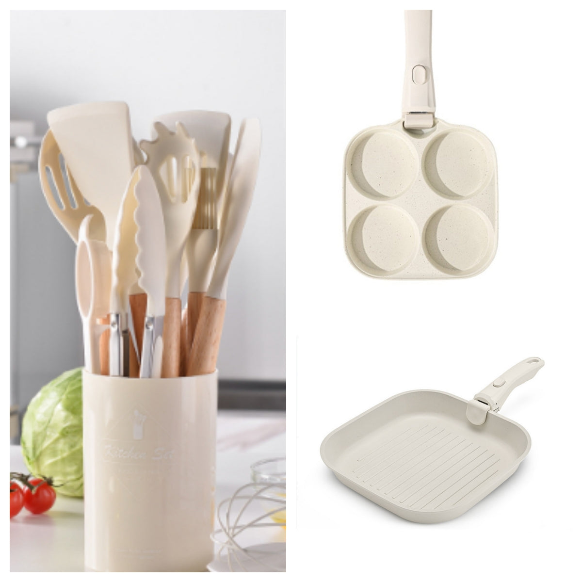 Silicone Kitchen Utensil Set