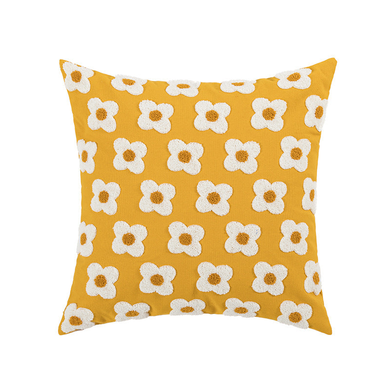 Embroidery Decorative Pillow Cover